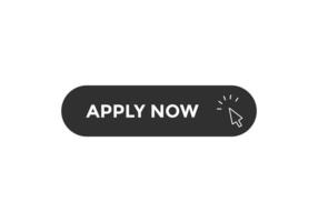 apply now text web template web button sign icon label vector