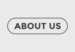 about us text web button vector