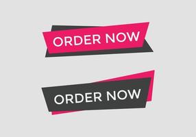 order now button web button for shop e commerce vector