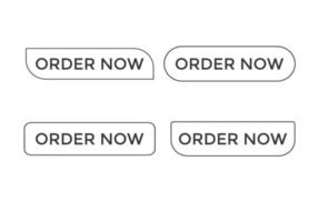 Ordenar ahora botón botón web para tienda de comercio electrónico vector