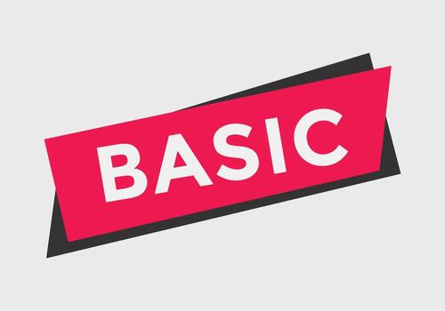 basic text button web button sign icon label vector