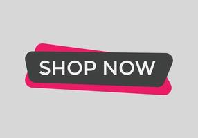 shop now text web buttons icon label ecommerce web button shop or buy vector