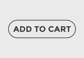 add to cart text web button text sign icon label template add to cart vector