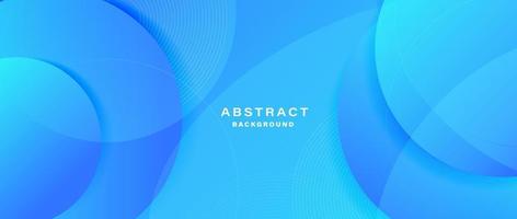 Gradient abstract blue minimal geometric background. vector