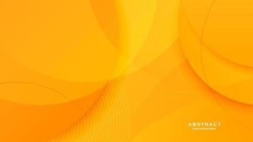 Gradient abstract yellow and orange minimal geometric background. vector