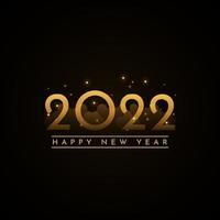 Happy new year 2022 template design vector