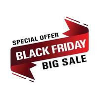 Black Friday Sale Tag. Special Offer vector