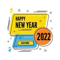 Abstract Colorful New Year Modern Background vector