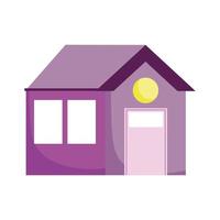 house residential property isolated icon white background vector