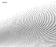 Patrón de líneas y ondas blancas grises abstractas para sus ideas, textura de fondo de plantilla vector