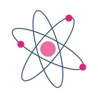 Isolated atom icon vector design