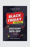 Black Friday Sale Poster Template