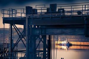 View of a ship in port photo