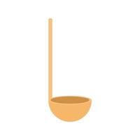 spoon for soup on a white background vector