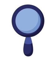 blue loupe design vector