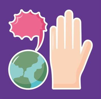 three message bubbles vector