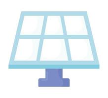 solar panel icon vector