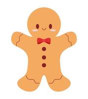 gingerbread man design vector