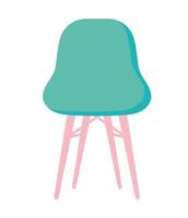 green office chair vector