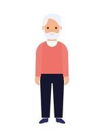 happy grandfather design vector