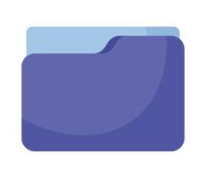 blue folder design vector