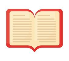 red textbook design vector