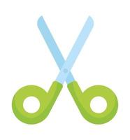 green scissor design vector