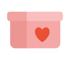 pink charity box vector