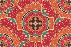 Mandala Seamless Pattern vector