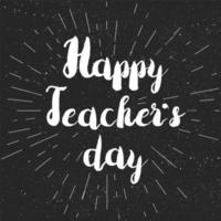 Happy Teachers Day Celebration Banner vector