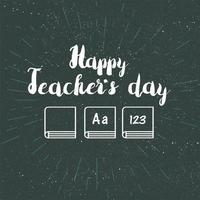 Happy Teachers Day Celebration Banner vector