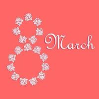 Women's Day 8 March vector