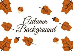 background with autumn theme 7 vector