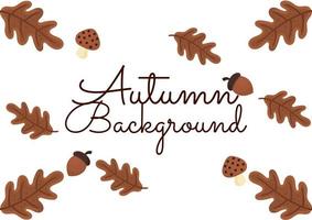 background with autumn theme 5 vector