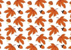 background with autumn theme on white background 12 vector