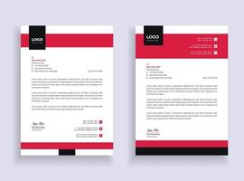 Modern Business Letterhead Template.  Clean and Corporate Letterhead Template For Your Company Project Design vector