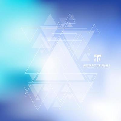 Abstract blurred background with triangles pattern element.
