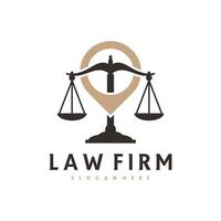 Justice point logo vector template, Creative Law Firm logo design concepts