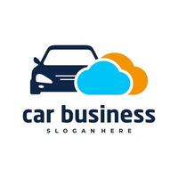 Car cloud logo vector template, Creative car logo design concepts