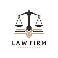 Justice Book logo vector template, Creative Law Firm logo design concepts