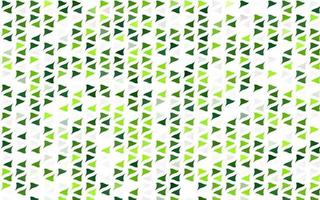 Light Green vector backdrop with lines, triangles.