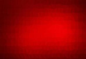 Light Red vector shining triangular pattern.