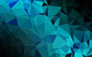 Light Blue, Green vector triangle mosaic template.