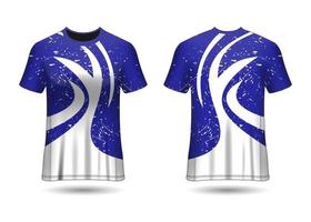 Plantilla de diseño de camiseta deportiva para vector de uniformes de equipo