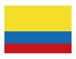 colombia country flag vector