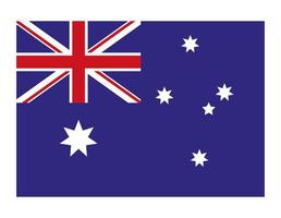 bandera de australia vector