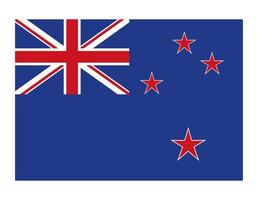 new Zealand country flag vector