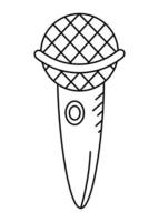 microphone doodle device vector