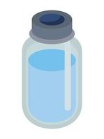 vaccine vial bottle vector