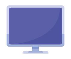 desktop computer monitor vector